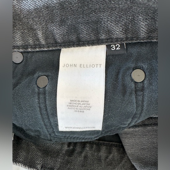 John Elliott Black Denim 32 - Picture 4 of 5